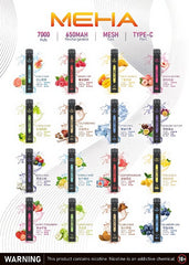 MEHA 抛棄式7000口小黑條